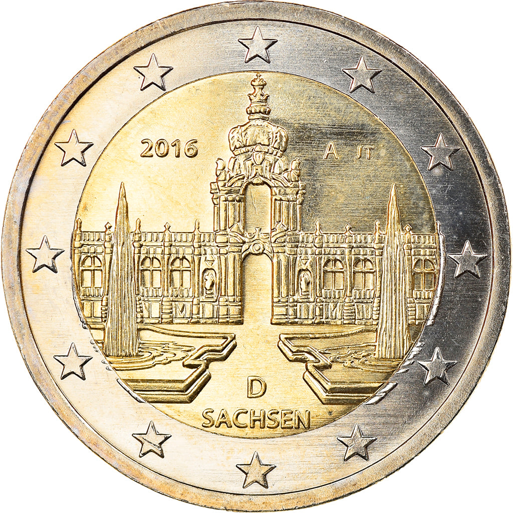 Federale Duitse Republiek, 2 Euro, 2016, Berlin, UNC-, Bi-Metallic, KM:347