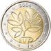 Finland, 2 Euro, EU expansion, 2004, Vantaa, MS(63), Bi-Metallic, KM:114