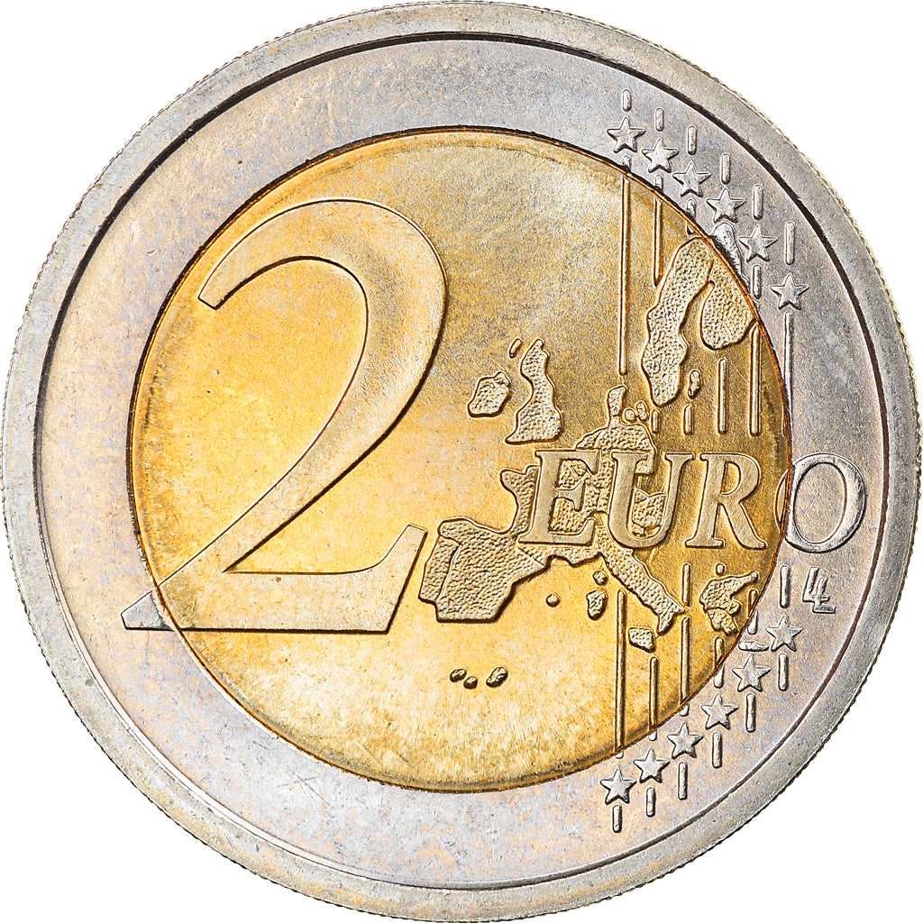 Italy, 2 Euro, World Food Programme, 2004, Rome, MS(63), Bi-Metallic, KM:237