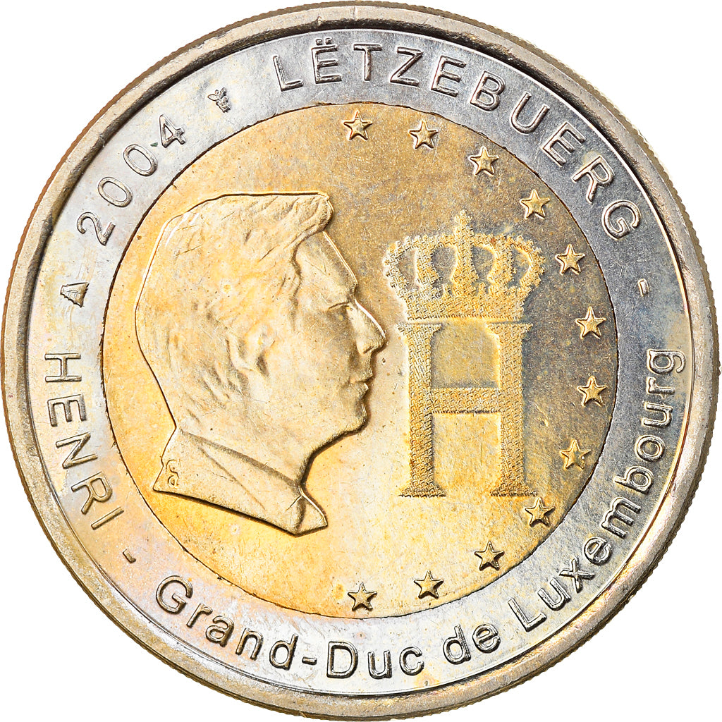Luxembourg, 2 Euro, 2004, Utrecht, SPL, Bi-Metallic, KM:85