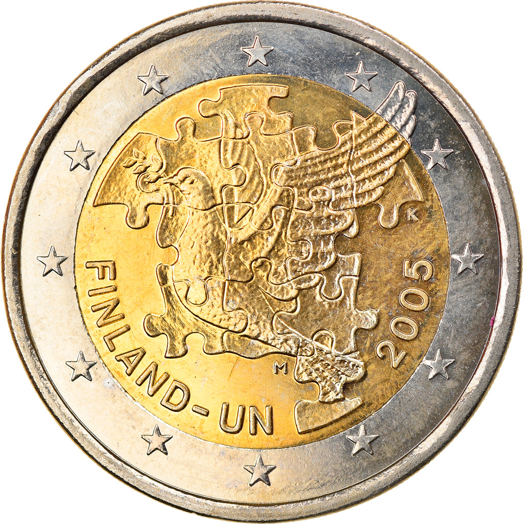 Finland, 2 Euro, Finland - Un, 2005, Vantaa, MS(63), Bi-Metallic, KM:119