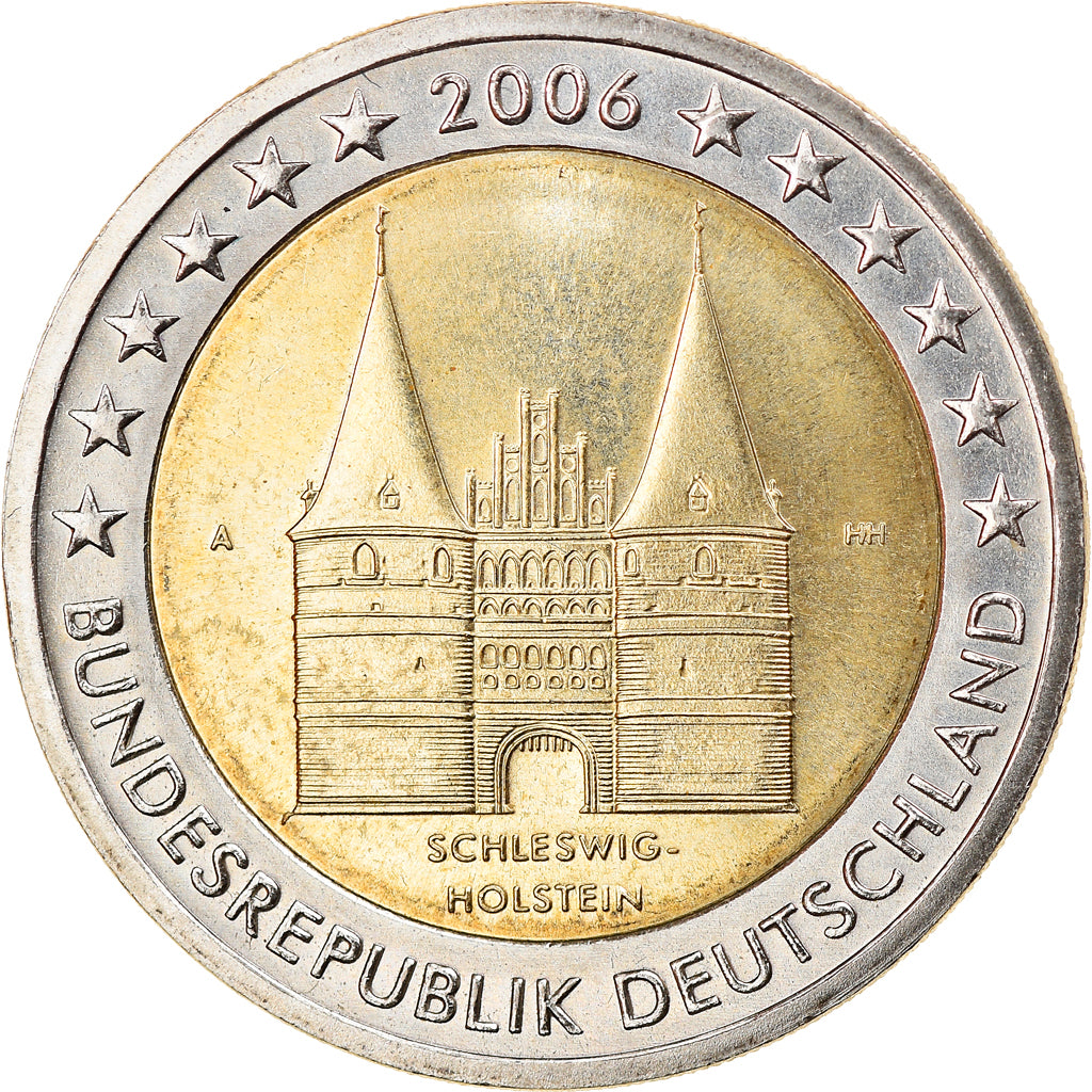 GERMANY - FEDERAL REPUBLIC, 2 Euro, 2006, Berlin, MS(63), Bi-Metallic, KM:253
