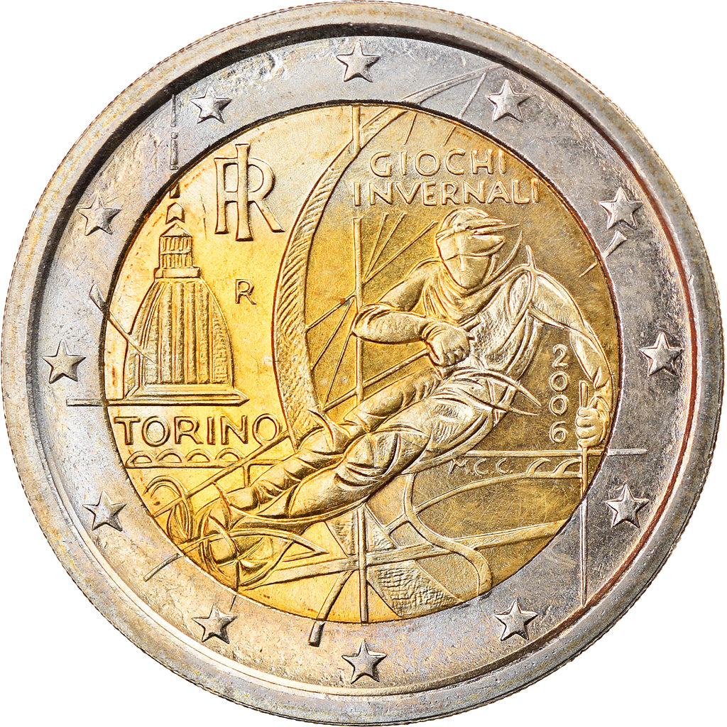 Italie, 2 Euro, Torino, 2006, Rome, SPL, Bi-Metallic, KM:246