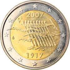 Finland, 2 Euro, 90th Anniversary of Independence, 2007, Vantaa, MS(63)