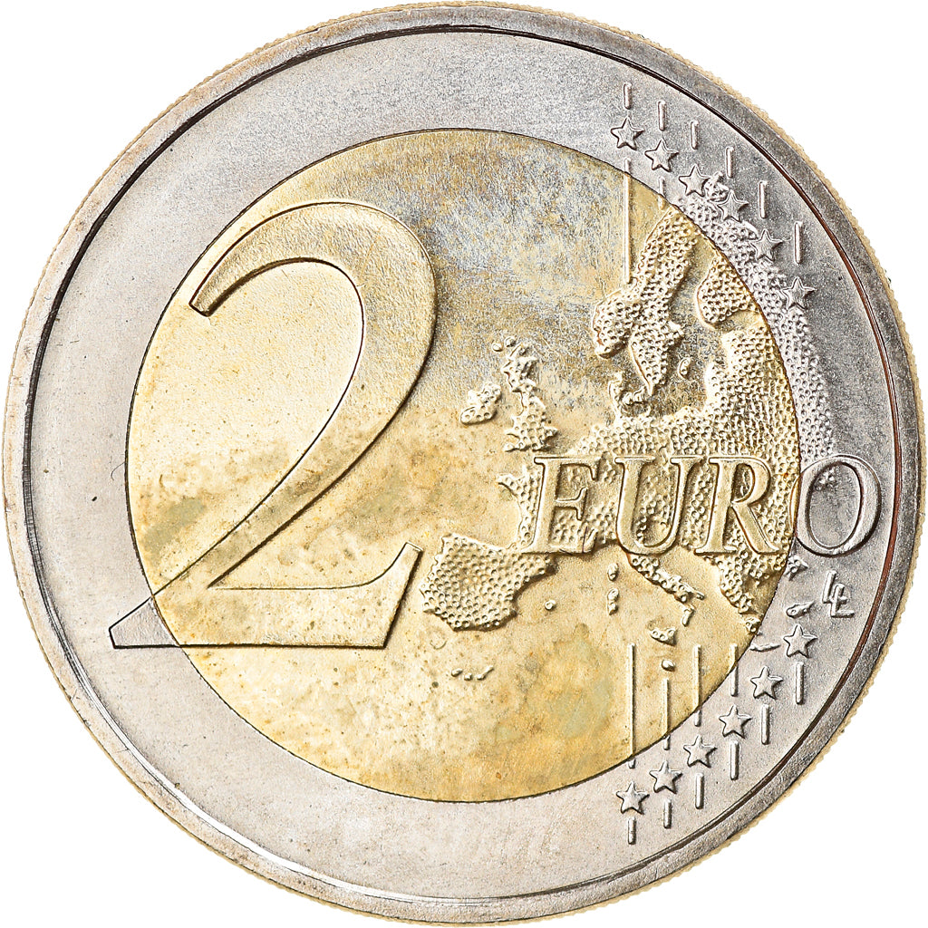 GERMANY - FEDERAL REPUBLIC, 2 Euro, 2008, Berlin, MS(63), Bi-Metallic, KM:261