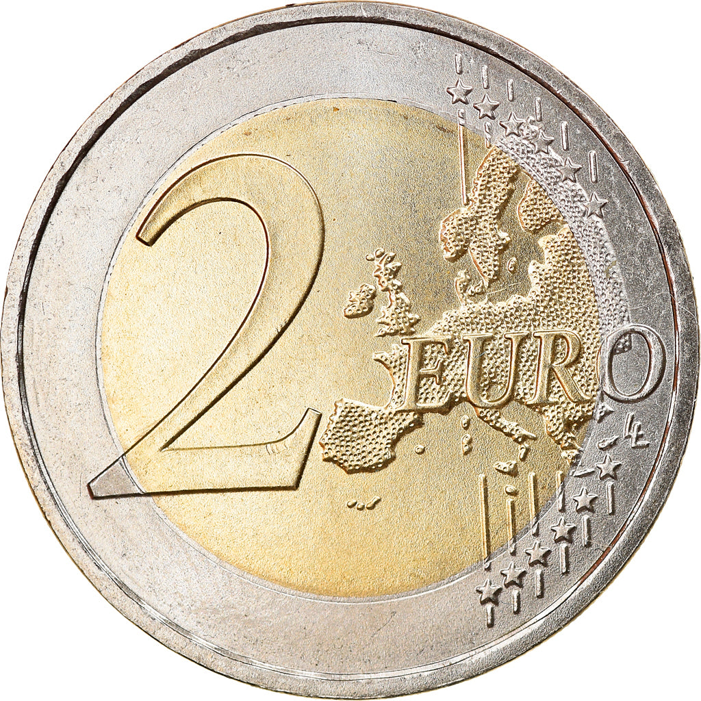 GERMANY - FEDERAL REPUBLIC, 2 Euro, 2008, Hambourg, AU(50-53), Bi-Metallic