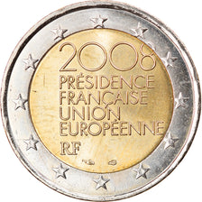France, 2 Euro, 2008, Paris, SPL, Bi-Metallic, Gadoury:10, KM:1459