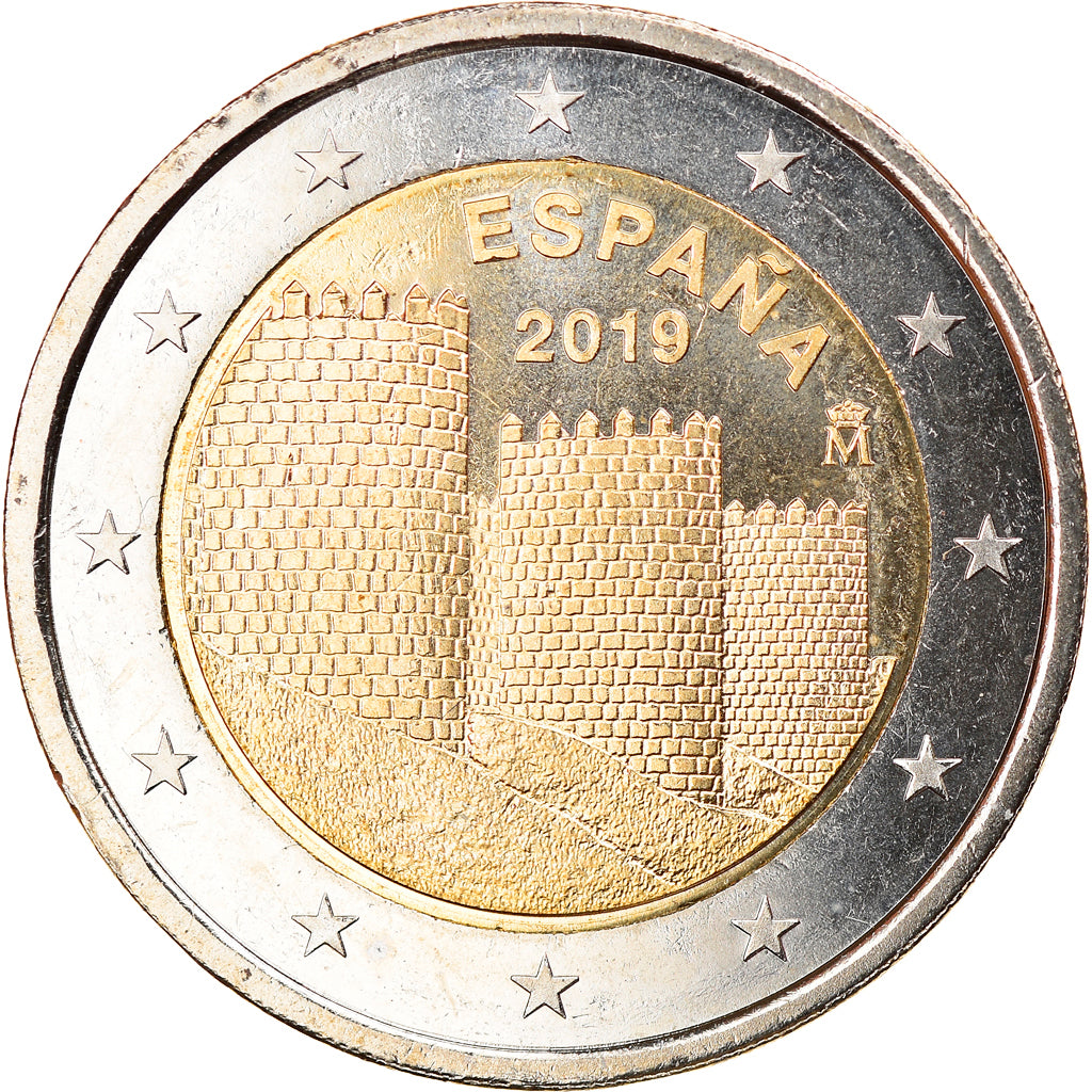 Spain, 2 Euro, Avila, 2019, MS(63), Bi-Metallic, KM:New