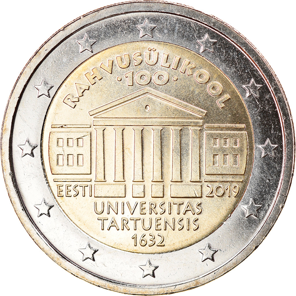 Estonia, 2 Euro, University of Tartu, 2019, UNZ, Bi-Metallic, KM:New