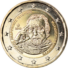 Greece, 2 Euro, Manolis Andronicos, 2019, MS(63), Bi-Metallic, KM:New