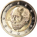 Greece, 2 Euro, Andreas Calvos, 2019, MS(63), Bi-Metallic, KM:New