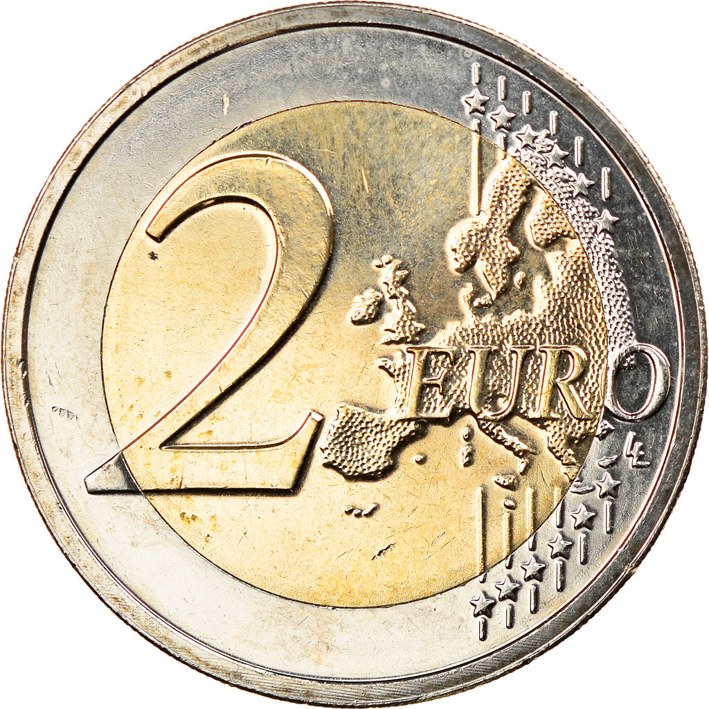Latvia, 2 Euro, The rising sun, 2019, MS(63), Bi-Metallic, KM:New