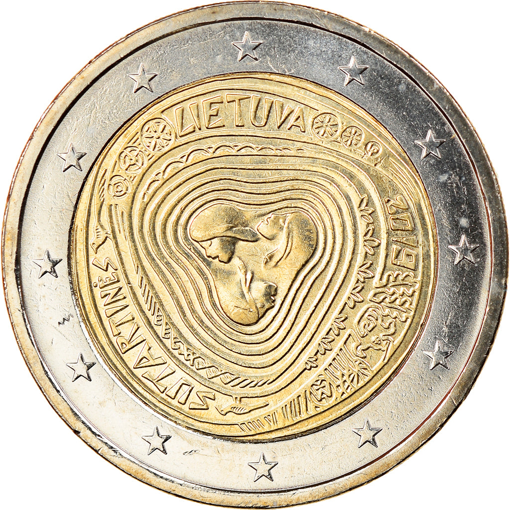 Lithuania, 2 Euro, Sutartinė, 2019, MS(63), Bi-Metallic, KM:New