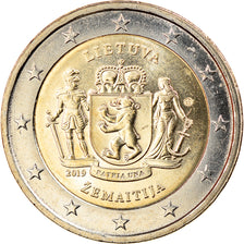 Lithuania, 2 Euro, Samogitie, 2019, UNZ, Bi-Metallic, KM:New