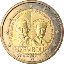 Luxembourg, 2 Euro, Grande-Duchesse Charlotte, 2019, MS(63), Bi-Metallic, KM:New