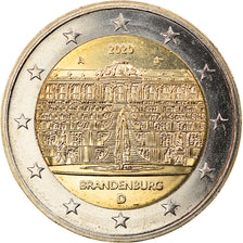 République fédérale allemande, 2 Euro, Brandenburg, 2020, Berlin, SPL