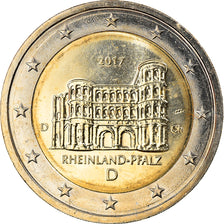 GERMANY - FEDERAL REPUBLIC, 2 Euro, Rhénanie-Palatinat, 2017, Munich, MS(63)