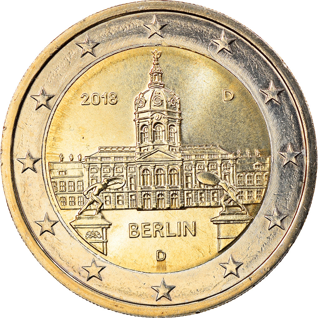 Germany, 2 Euro, Ville de Berlin, 2018, Munich, MS(63), Bi-Metallic, KM:New