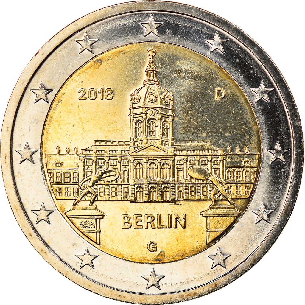 Federale Duitse Republiek, 2 Euro, Berlin, 2018, Karlsruhe, UNC-, Bi-Metallic