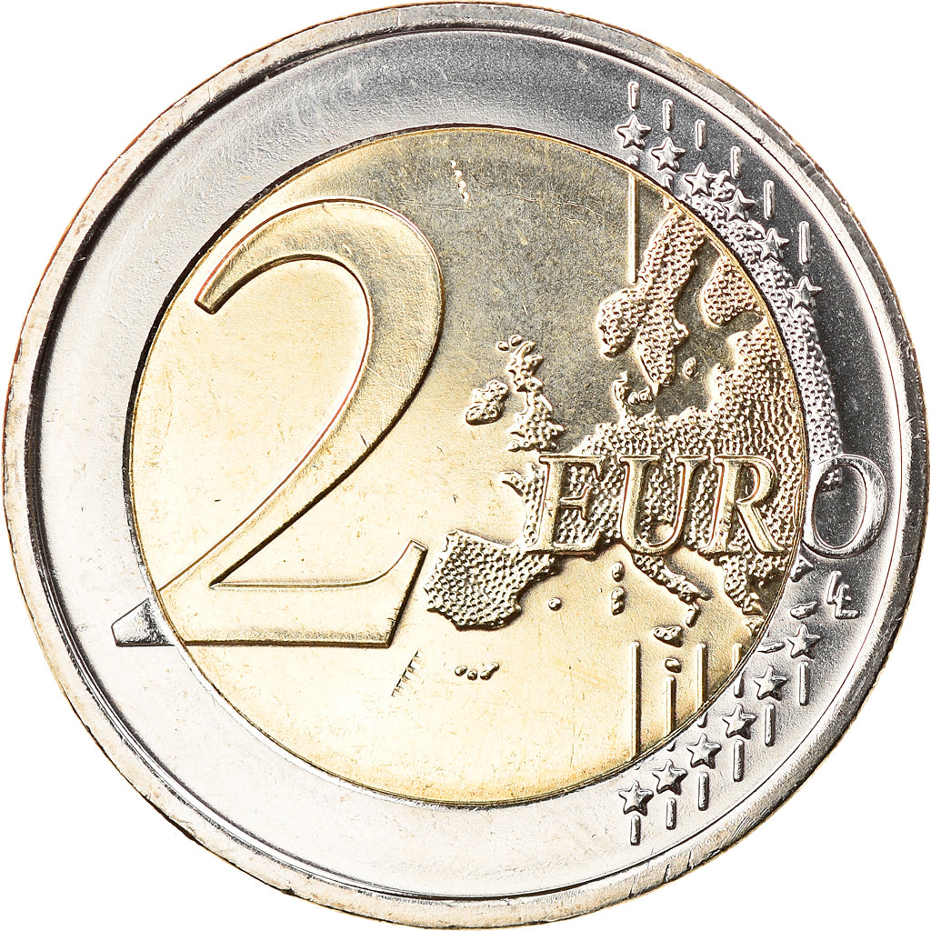 Deutschland, 2 Euro, Chute du Mur de Berlin, 2019, Stuttgart, UNZ, Bi-Metallic
