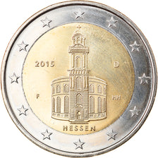 Germany, 2 Euro, Hessen, 2015, Stuttgart, MS(63), Bi-Metallic, KM:New