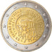 GERMANY - FEDERAL REPUBLIC, 2 Euro, 25 Ans de la Réunification Allemande, 2015