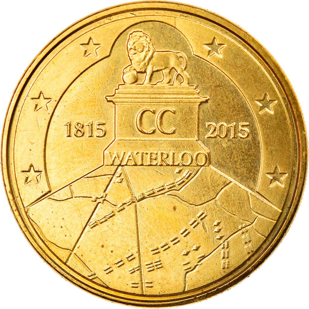 Bélgica, 2-1/2 Euro, Bataille de Waterloo 1815, 2015, SC, Latón, KM:New