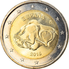 Spagna, 2 Euro, 2015, SPL, Bi-metallico, KM:New