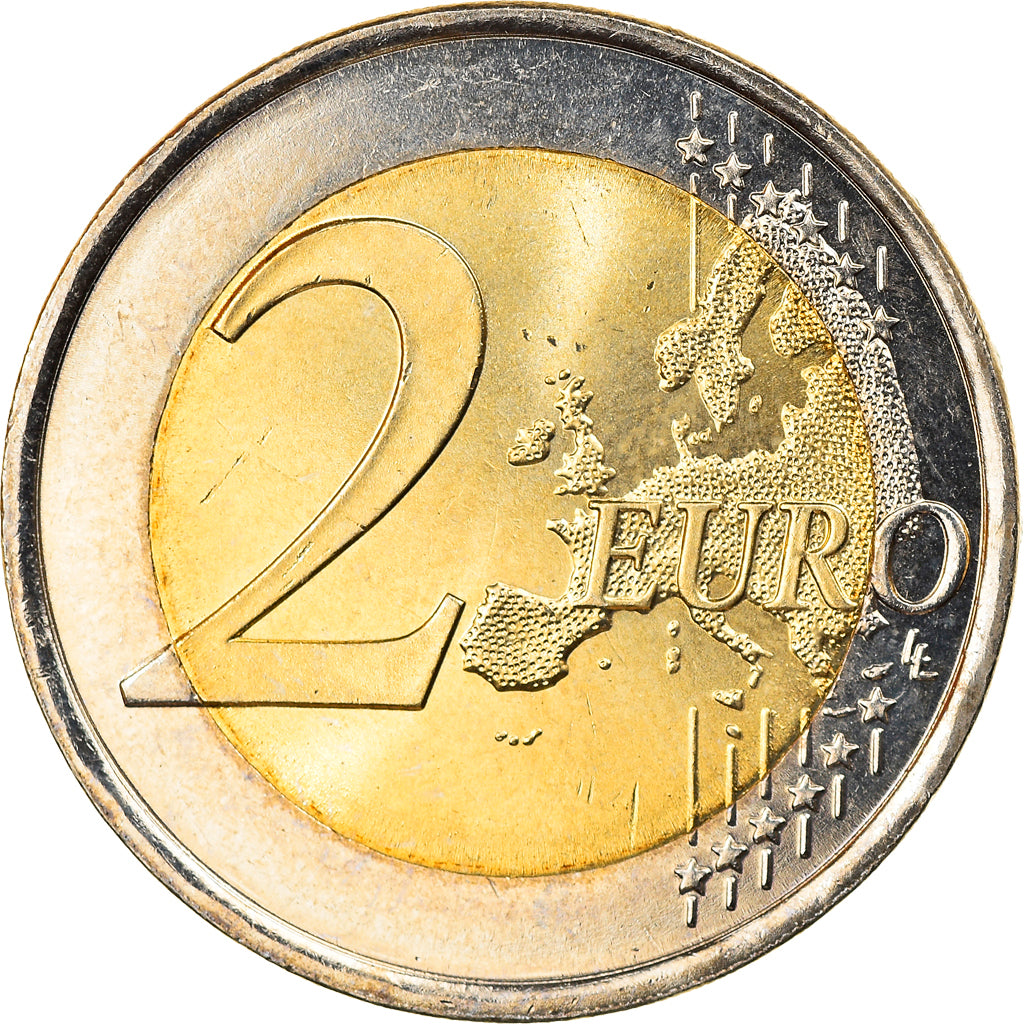 Spagna, 2 Euro, 2015, SPL, Bi-metallico, KM:New