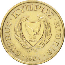 Zypern, Cent, 1983, SS+, Nickel-brass, KM:53.1