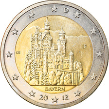 Germany, 2 Euro, BAYERN, 2012, Stuttgart, MS(63), Bi-Metallic, KM:New