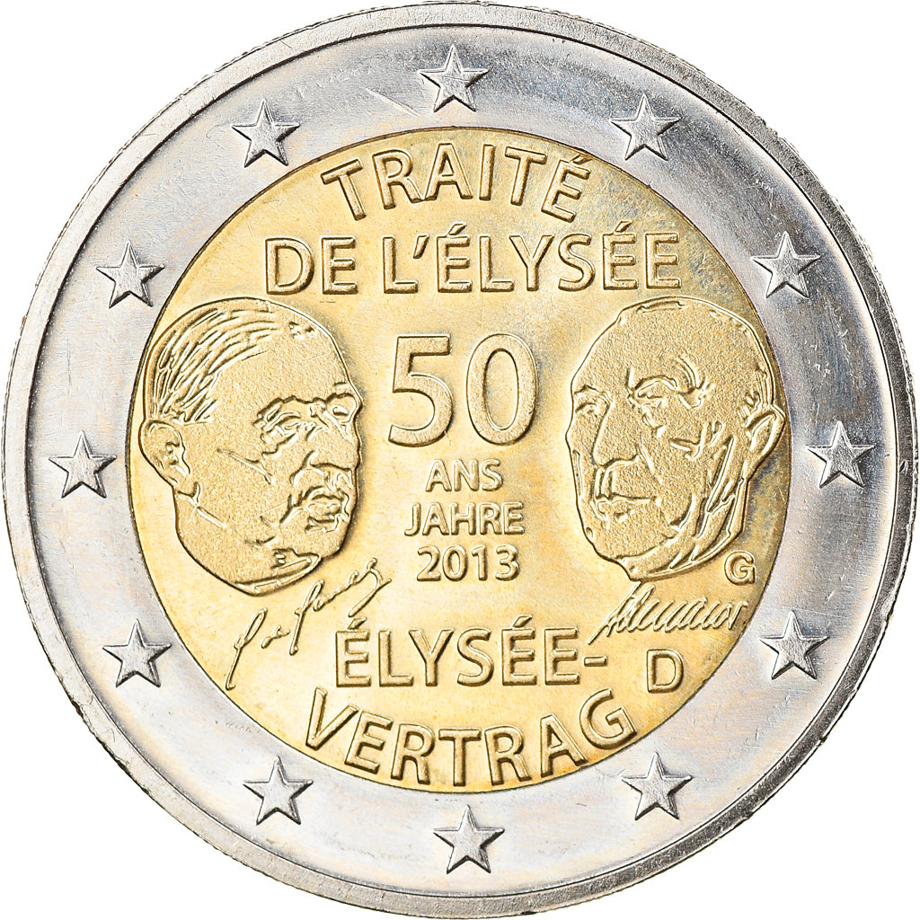 Germany, 2 Euro, 2013, Karlsruhe, MS(63), Bi-Metallic, KM:New