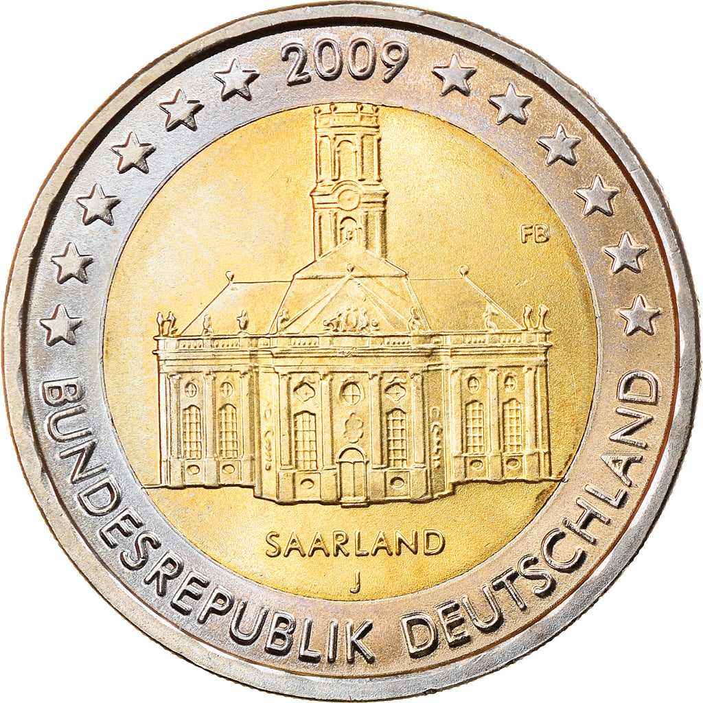 GERMANIA - REPUBBLICA FEDERALE, 2 Euro, 2009, Hambourg, SPL, Bi-metallico