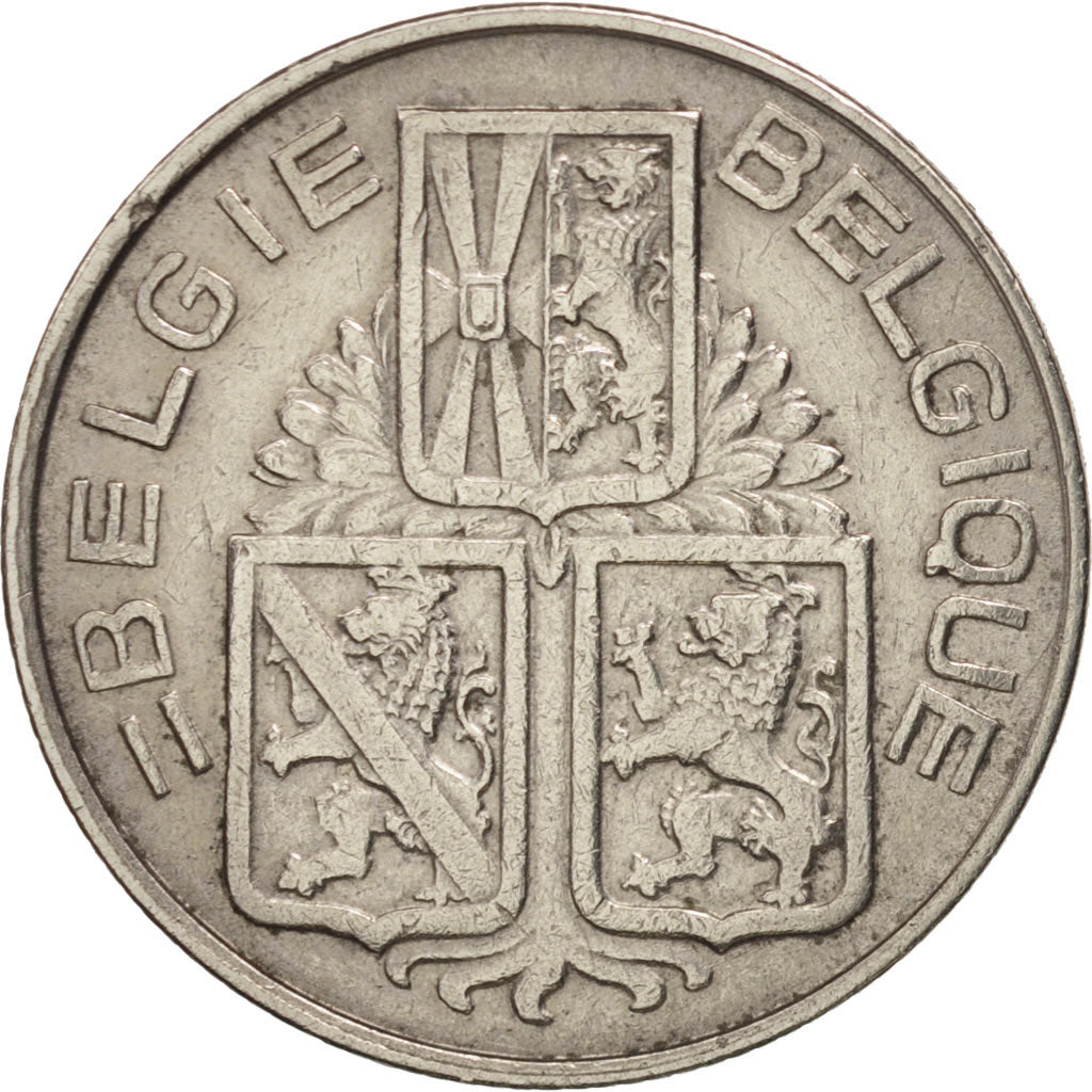 Coin, Belgium, Franc, 1939, AU(50-53), Nickel, KM:120