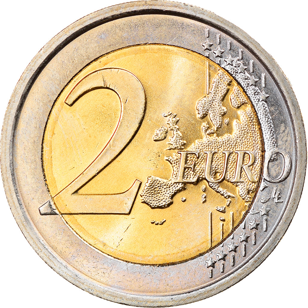 Italy, 2 Euro, 2011, Rome, MS(63), Bi-Metallic, KM:338