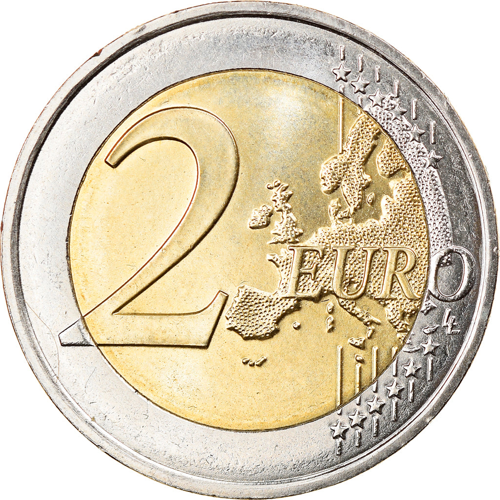 France, 2 Euro, Abbé Pierre, 2012, Paris, MS(63), Bi-Metallic, KM:1894