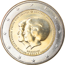 Netherlands, 2 Euro, 2013, Utrecht, MS(63), Bi-Metallic, KM:New