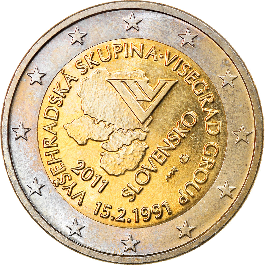 Slovakia, 2 Euro, 2011, Kremnica, MS(63), Bi-Metallic, KM:114