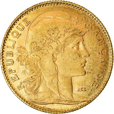 Monnaie, France, Marianne, 10 Francs, 1910, Paris, TTB+, Or, Gadoury:1017