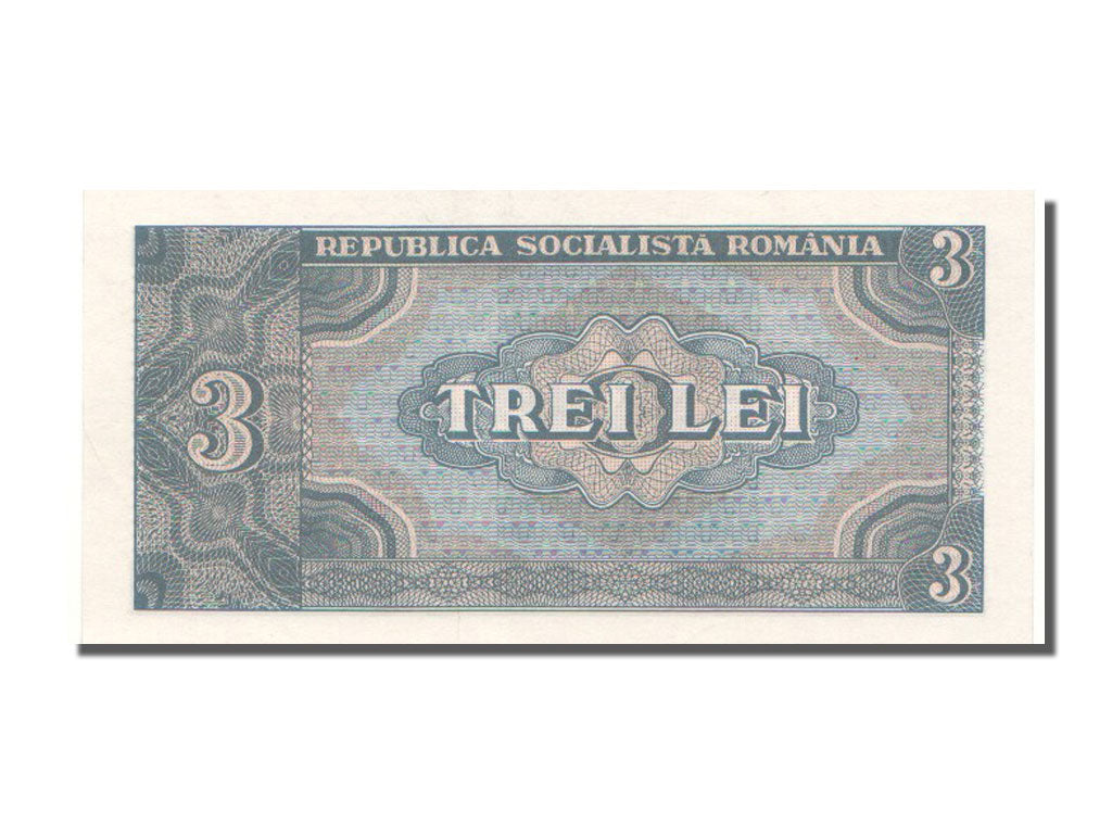 Romania, 3 Lei, 1966, KM #92a, UNC(63), H.0010