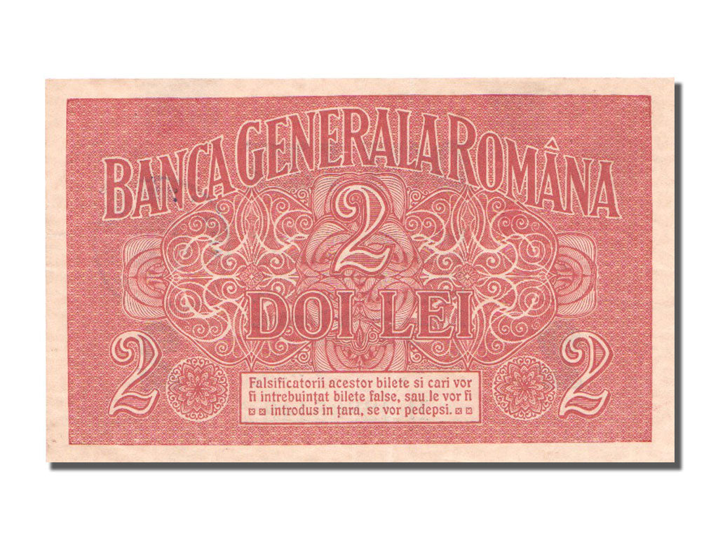 Romania, 2 Lei, KM #M4, EF(40-45), H.02805448