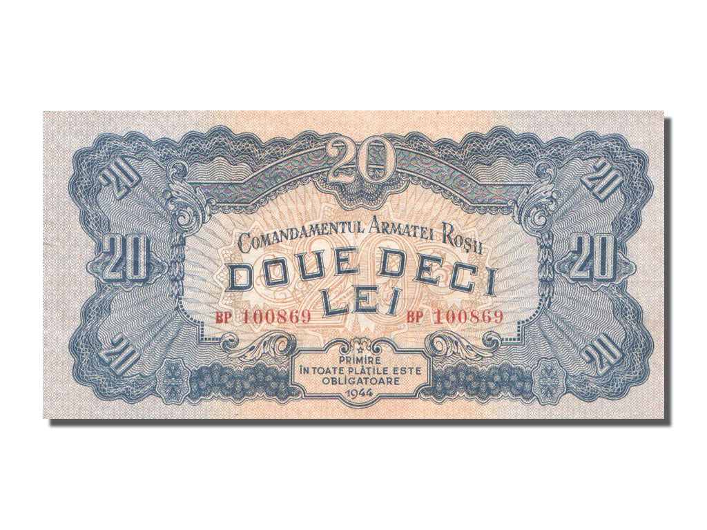 Romania, 20 Lei, KM #M12, EF(40-45), BP 100869