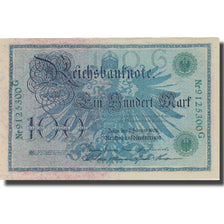 Banknote, Germany, 100 Mark, 1908, 1908-02-07, KM:34, AU(55-58)