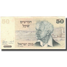 Biljet, Israël, 50 Sheqalim, Undated (1980), KM:46a, TTB