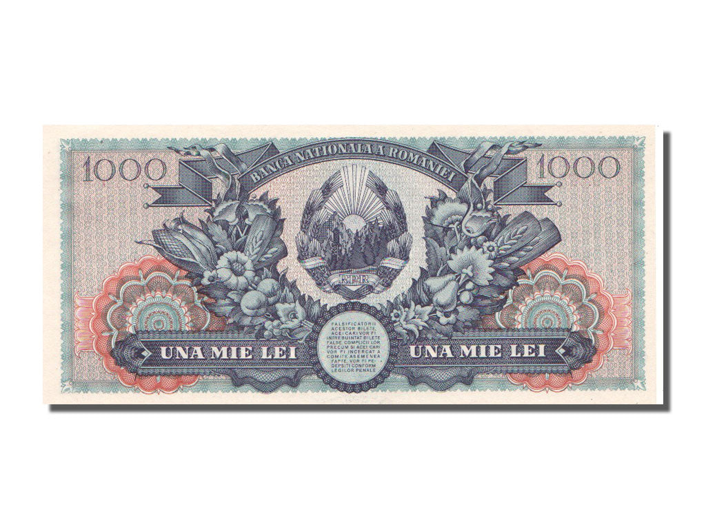 Romania, 1000 Lei, 1948, KM #85a, 1948-06-18, UNC(65-70), O.3639