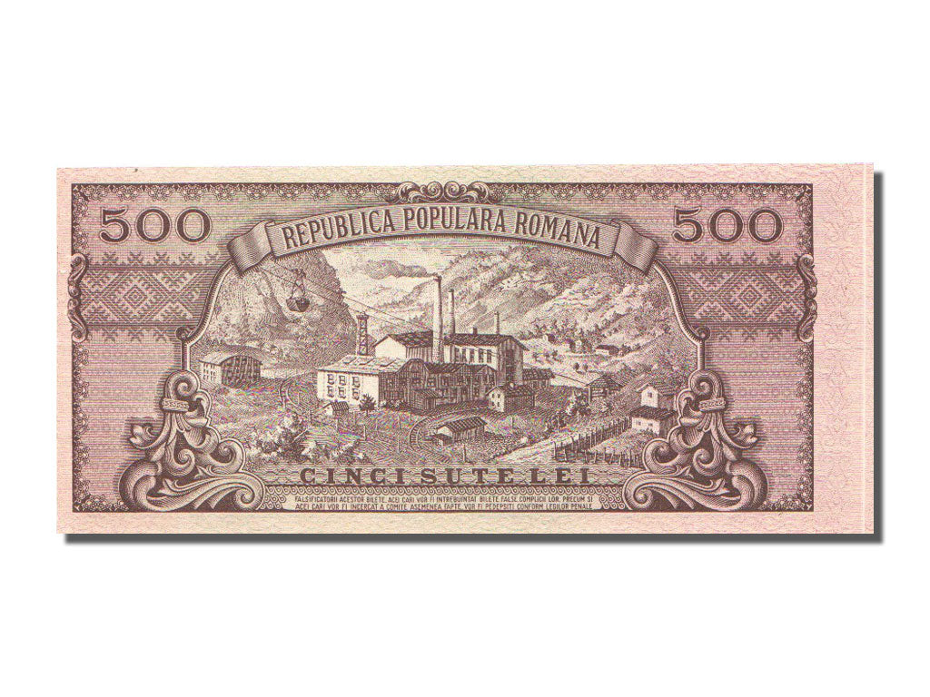 Roumanie, 500 Lei type 1949-52 SPECIMEN
