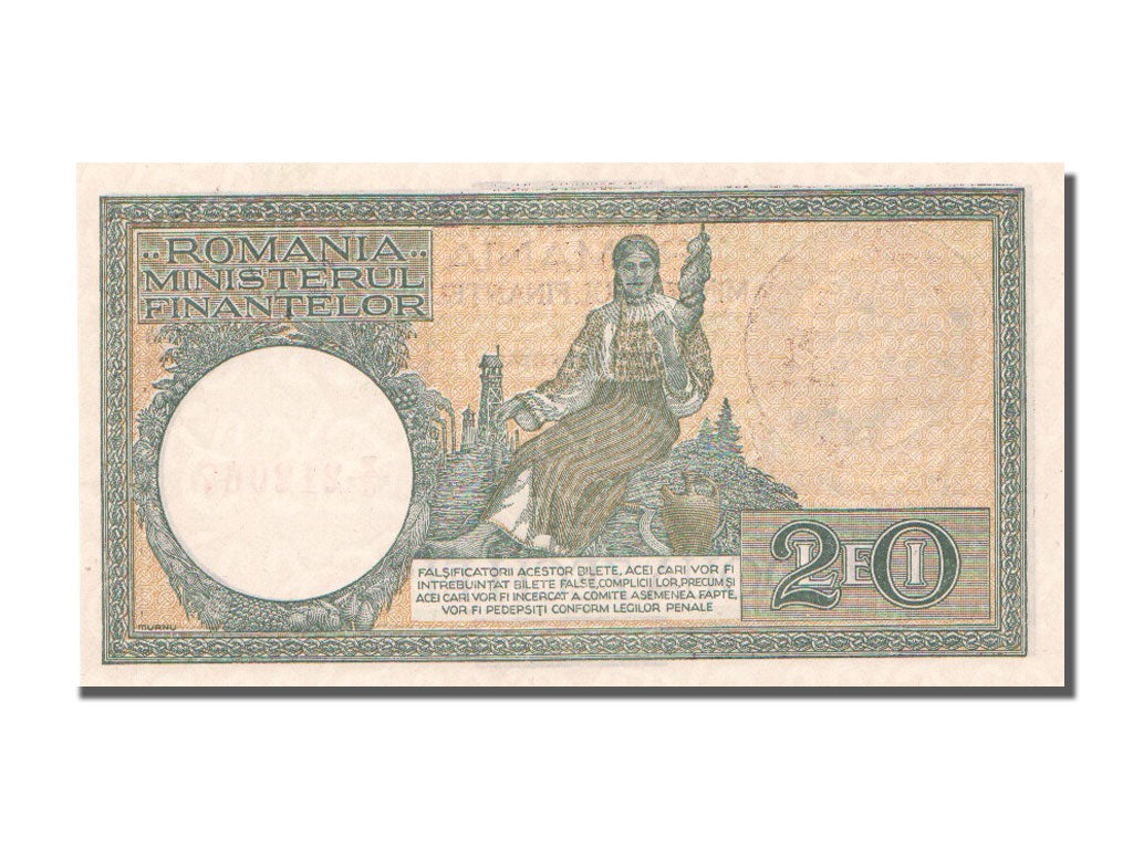 Romania, 20 Lei, KM #77, UNC(65-70), Z6.212067