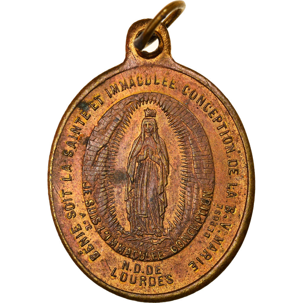 France, Médaille, Confirmation, Monseigneur Langenieux, Archevêque de Reims