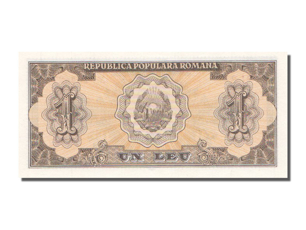 Romania, 1 Leu, 1952, KM #81a, UNC(65-70), U.2