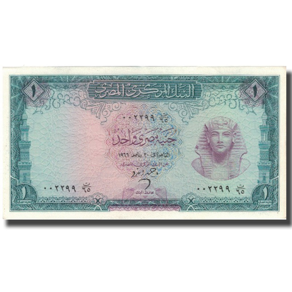 Geldschein, Ägypten, 1 Pound, 1961-67, KM:37a, UNZ-
